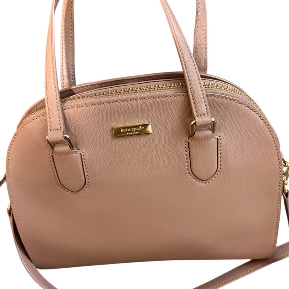 kate spade Dusty Mauve Blush Satchel Crossbody with Removable Strap - Picture 6 of 12
